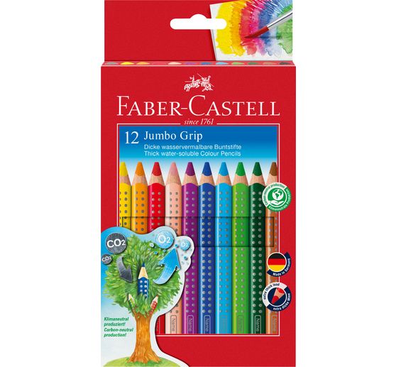 FABER-CASTELL Colour pencils "Jumbo Grip"