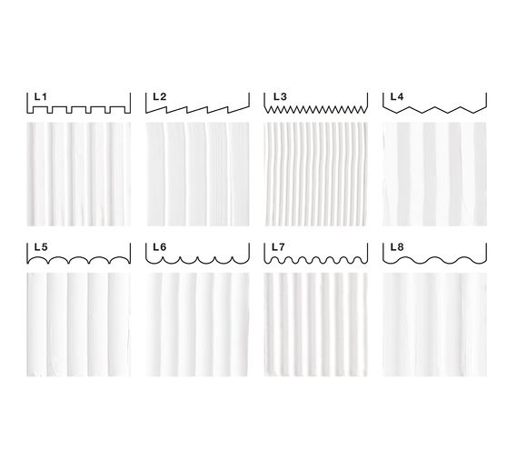 Effect spatula set, 4 pieces