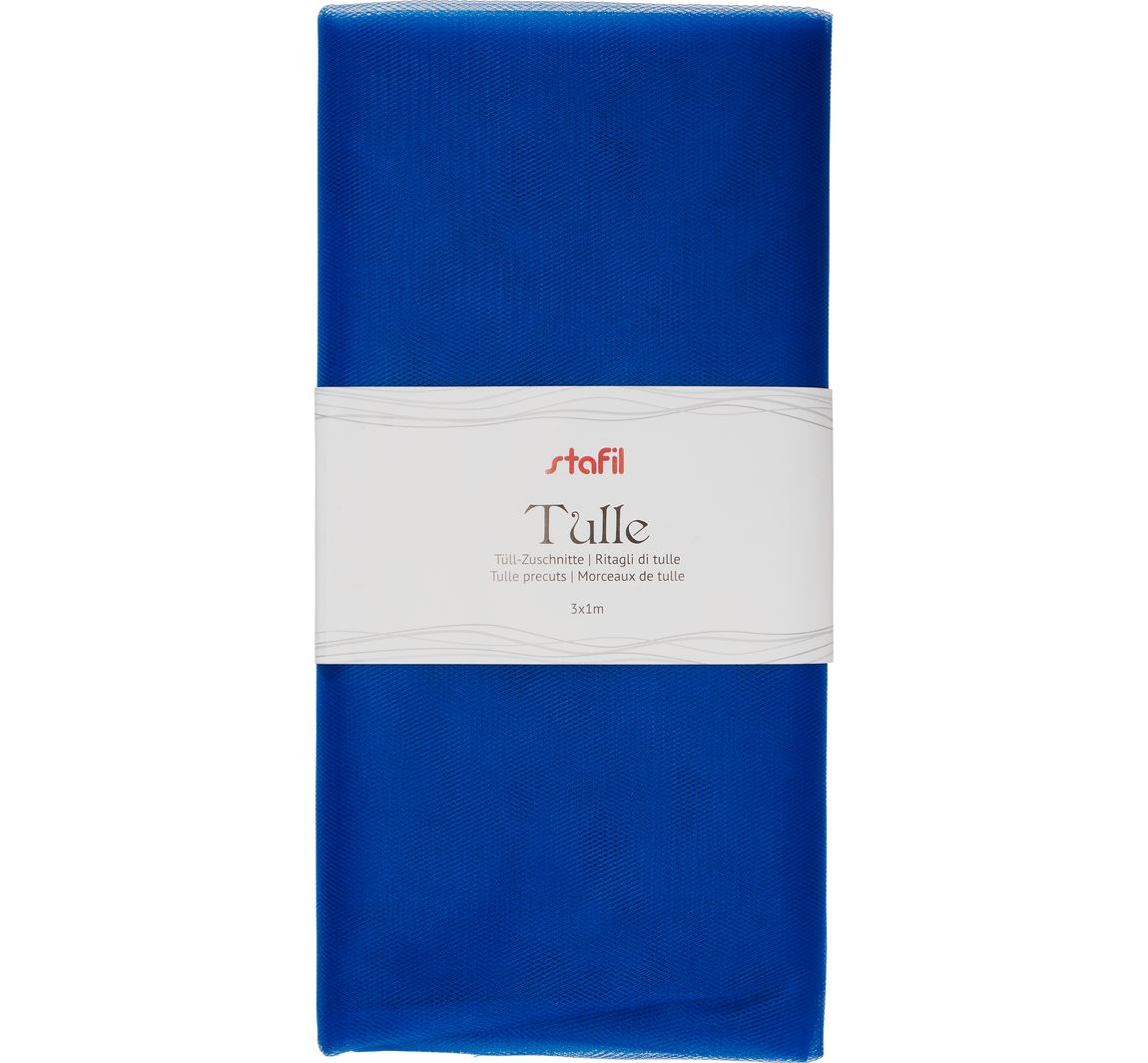 Tule lapje, 3 meter - Blauw