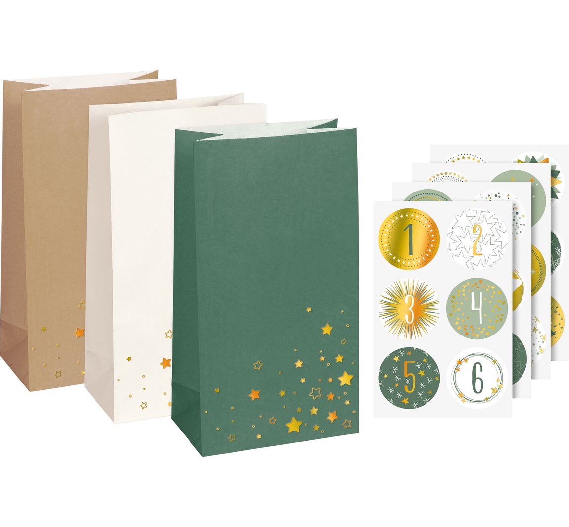 Adventskalender set "Sterren" - Small