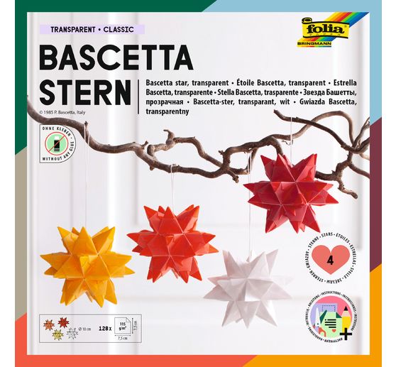 Bascetta sterren set "Transparant"