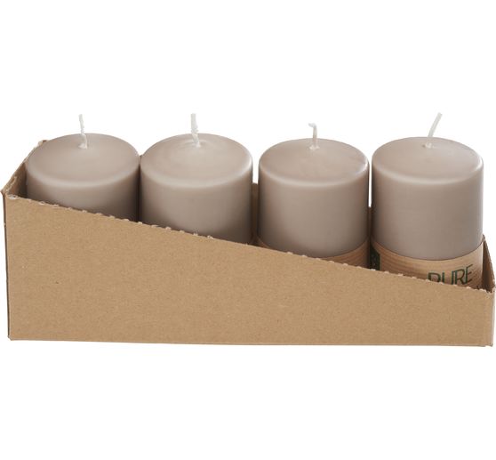 Zuilkaars "Pure Natural Wax", Ø 6 x 9 cm