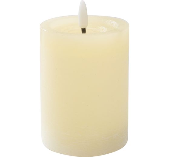 LED real wax candle "10 x 7.5 cm", with timer