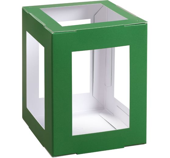 Lantaarn blanco "Vierkant", 5 stuks