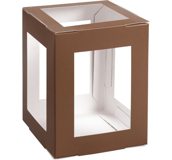 Lantaarn blanco "Vierkant", 5 stuks