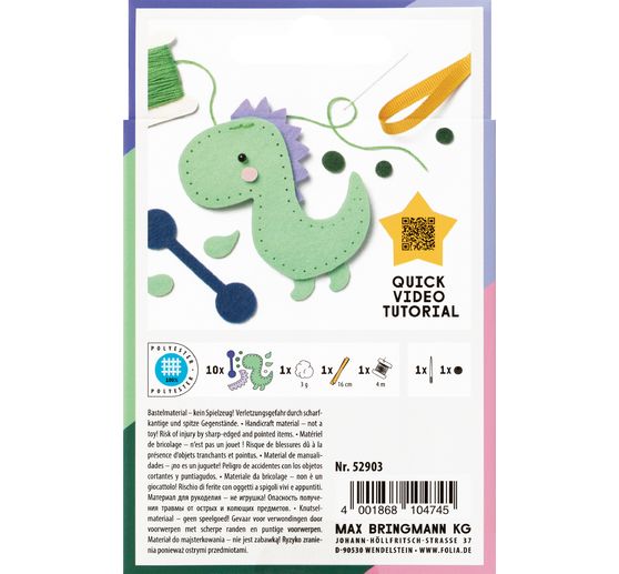 Sewing craft kit "Mini Filzinies"