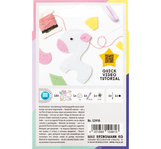 Sewing craft kit "Mini Filzinies"