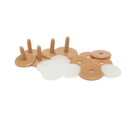 Set of joint discs for bears, 4 x 30 mm, 1 x 35 mm