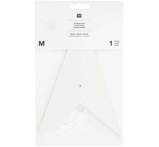 Papieren ster, 45 cm