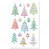 Crystal sticker Fir trees