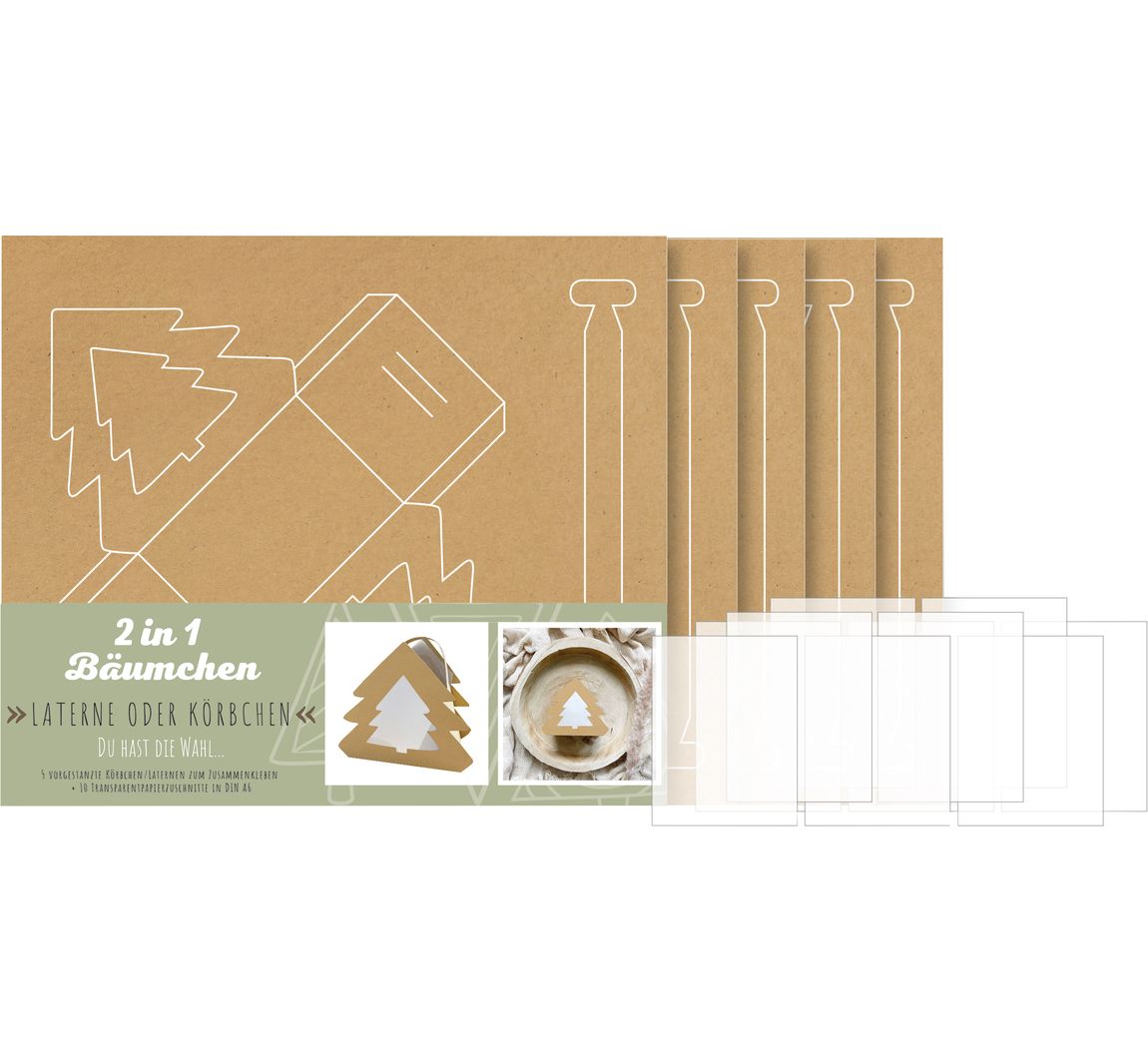 Vintage lantaarns of mandjes - Kerstboom