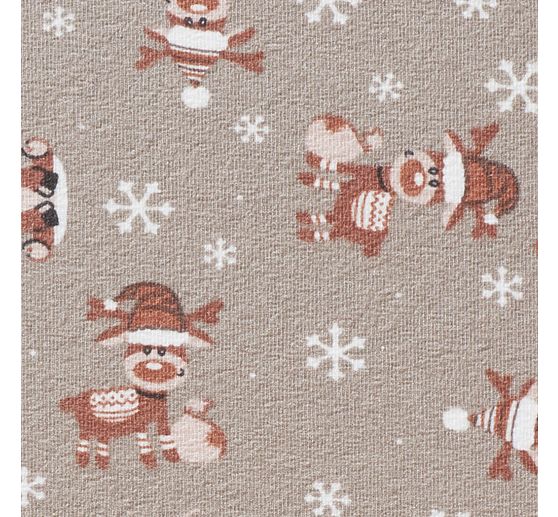 Jersey stof "Moose Ruby"