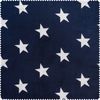 Fleece stof "Stars" Donkerblauw