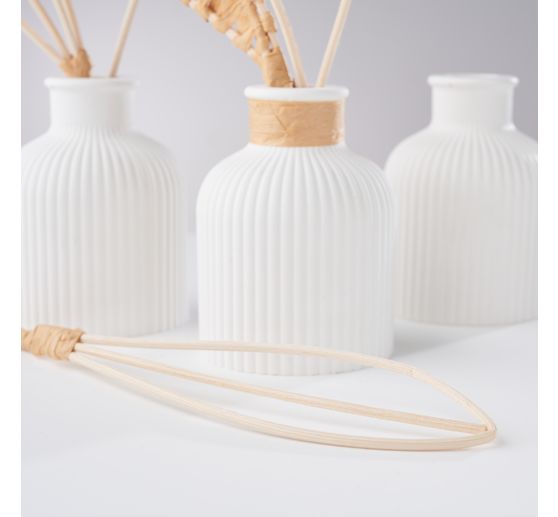 VBS Rattan cane natural, blue tape, Ø 3 mm