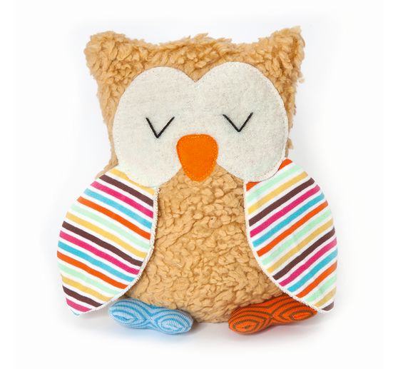 Warm animal, handicraft kit sleeping owl