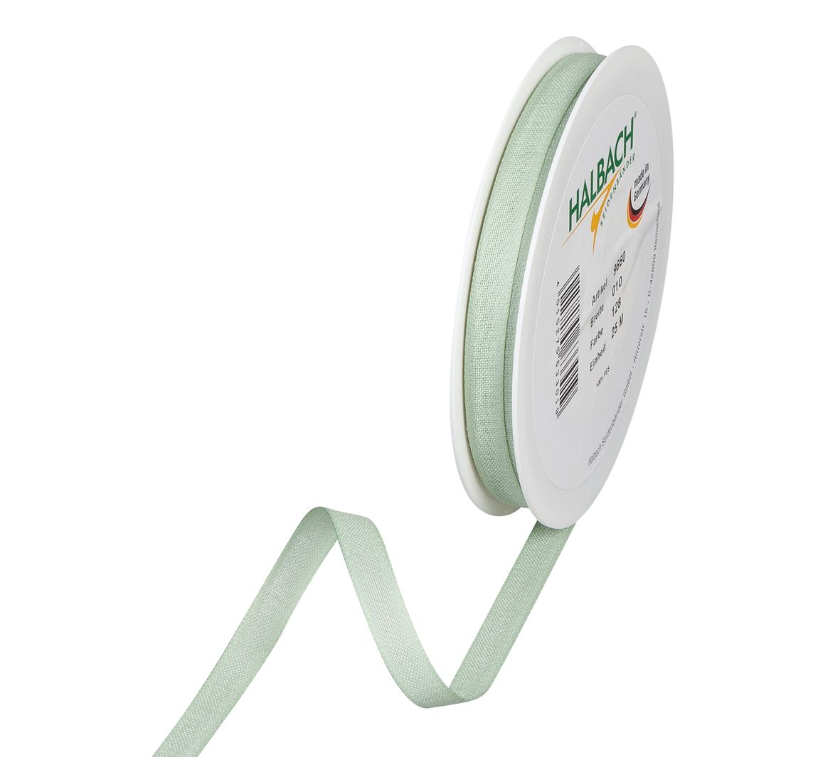 Lint katoen look - Lichtgroen