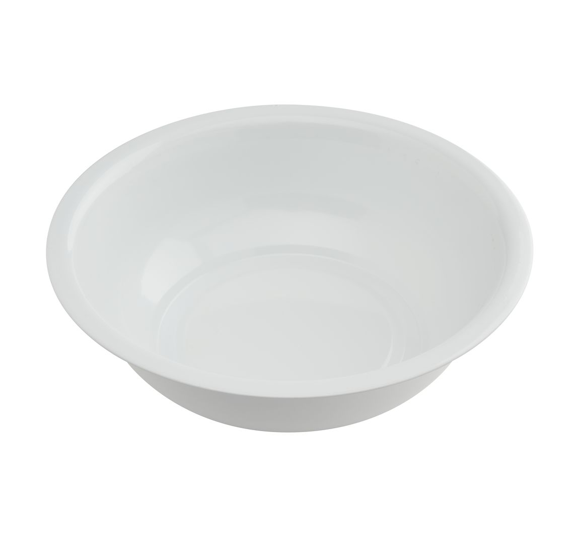 Zinken schaal, Ø 31 cm - Wit