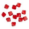 Glass cut glitter beads, 6 mm