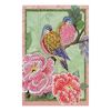 Card set "Diamonds" Birds and flowers