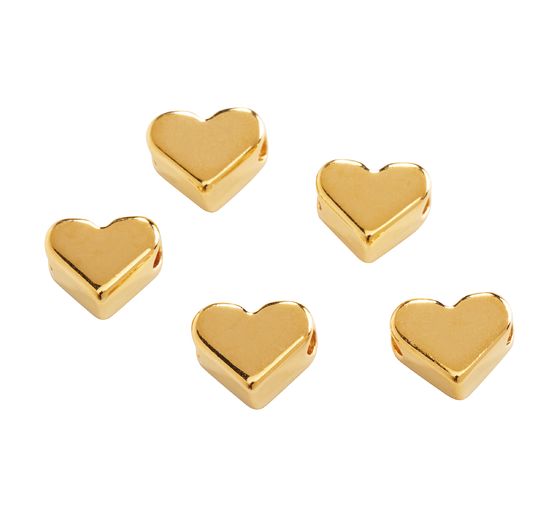 VBS Metalen kralen "Hart"