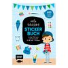Boek "Das Stickerbuch zum Schulstart" Blauw