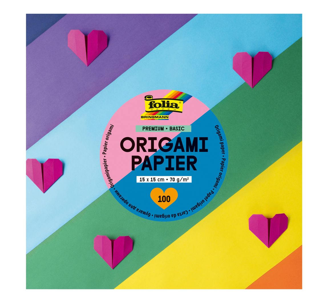 Premium vouwpapier "Basic" - 15 x 15 cm