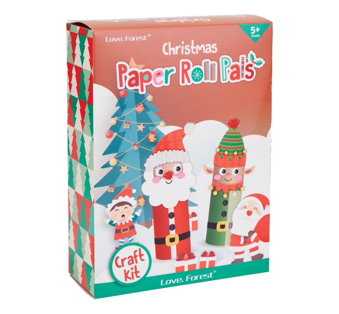 VBS Knutselset "Kartonnen rollen" - Kerstman
