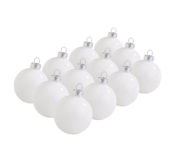 Kerstballen van glas, Ø 5,7 cm