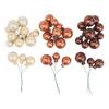 Christmas balls made of glass on wire, 36 pieces, Ø 20 / 25 / 30 mm