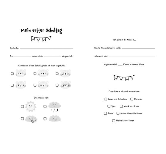 Boek "Das Stickerbuch zum Schulstart"
