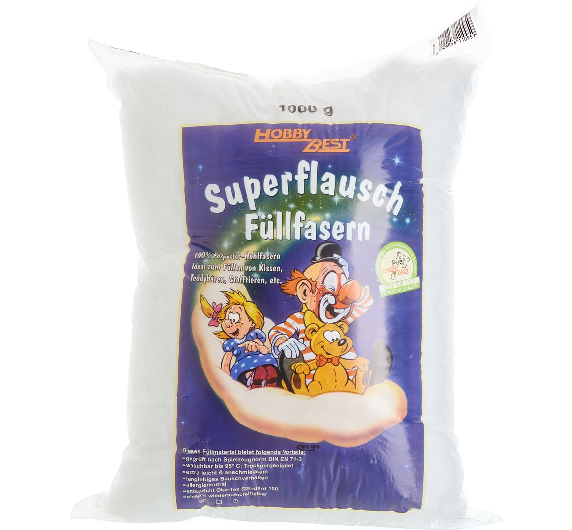 Vulwatten, wit, 1.000 g
