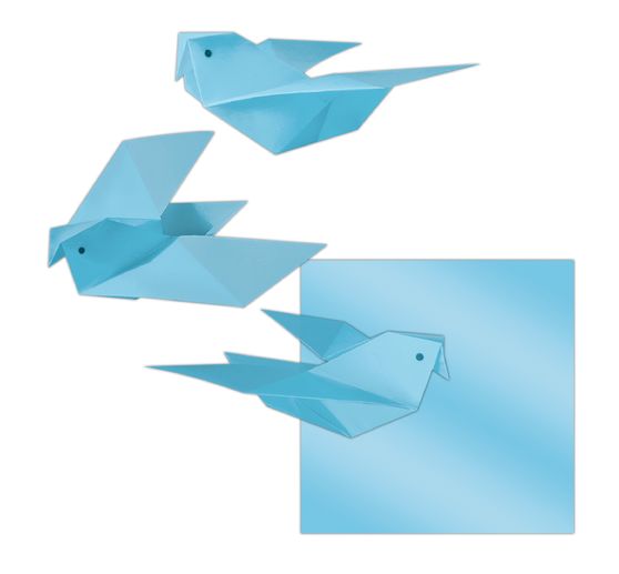 Transparent paper-folding paper