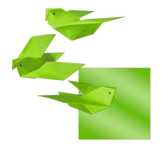 Transparent paper-folding paper