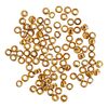 Krimpkralen, rond, Ø 1 mm Goud