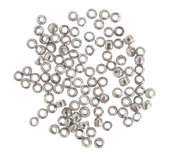 Krimpkralen, rond, Ø 1 mm