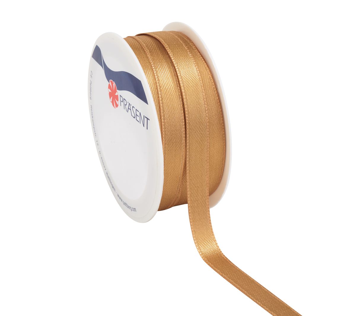 Satijnen lint, 6 mm - Goud