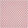 Motiefstof linnenlook "Bladcirkels" Ruby