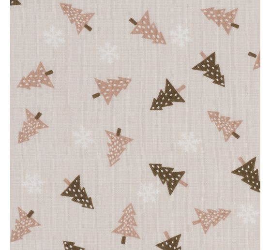 Cotton fabric "Fir trees"