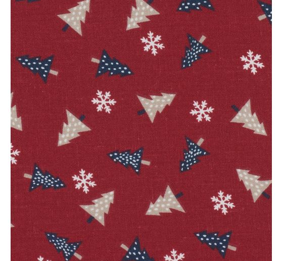 Cotton fabric "Fir trees"