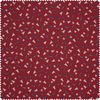 Cotton fabric "Fir trees" Red