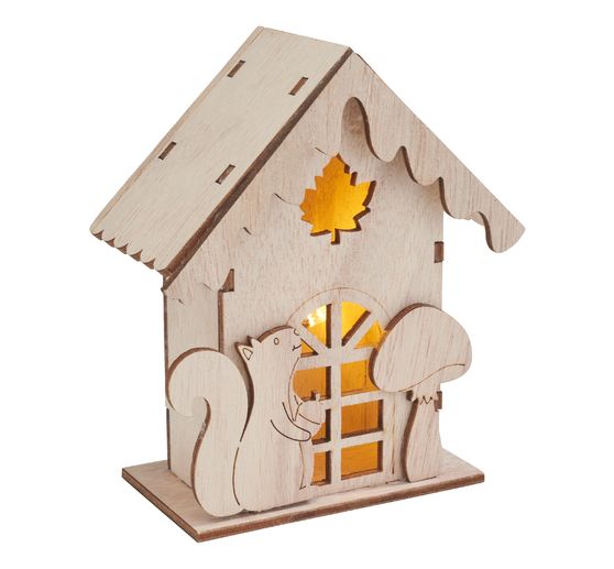VBS Houten bouwpakket "Herfsthuis ", incl. LED's