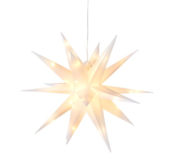 VBS Outdoor star with LED lighting, White
