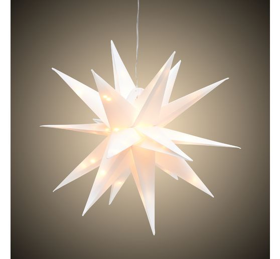 VBS Outdoor star with LED lighting, White