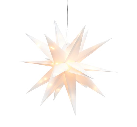 VBS Outdoor star with LED lighting, White