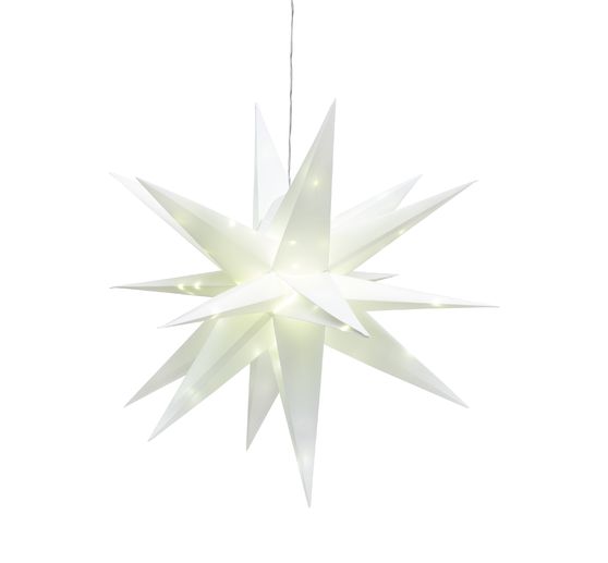 VBS Outdoor star with LED lighting, White