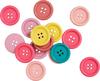 VBS Houten knopen "Pastel mix"