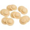 VBS Straw hat, 5 cm, 12 pcs. Nature