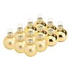 VBS Christmas balls "Mini" made of plastic, Ø 3 cm Gold