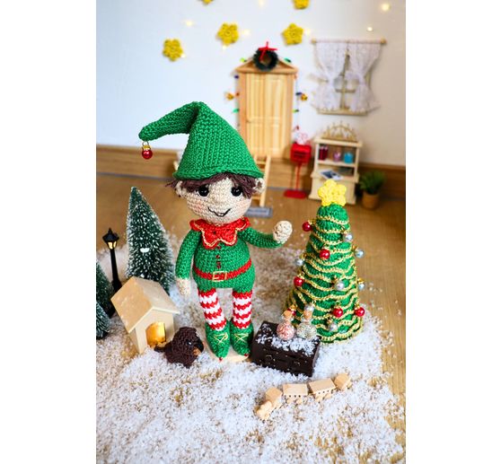 VBS Miniatuur dennenboom, set van 16, besneeuwd