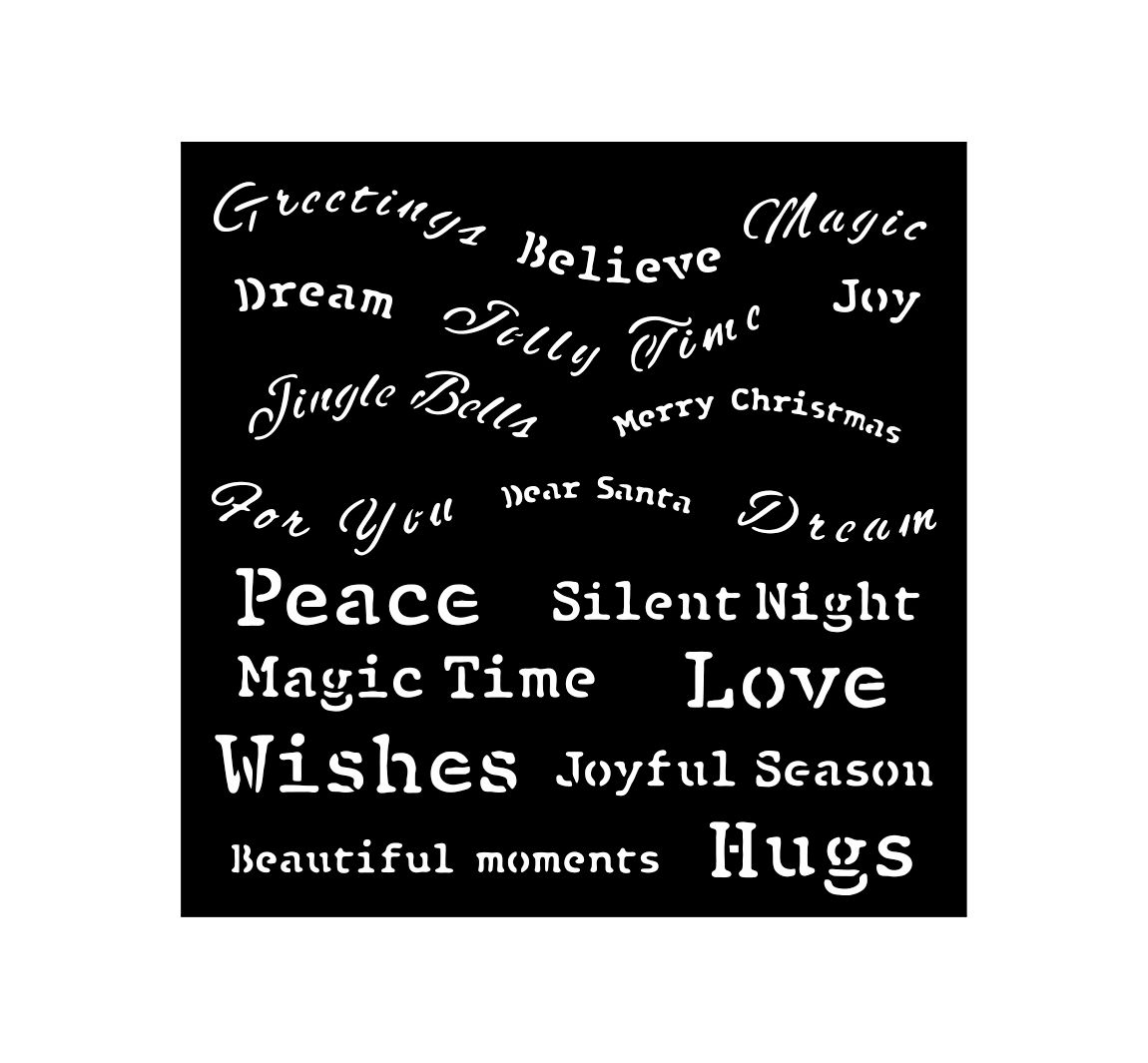 Sjabloon "Classic Christmas" - Quotes